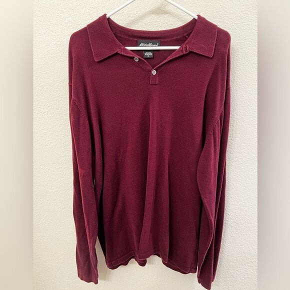 Eddie Bauer Long Sleeve Sweater Top (Size XL) - Picture 1 of 5